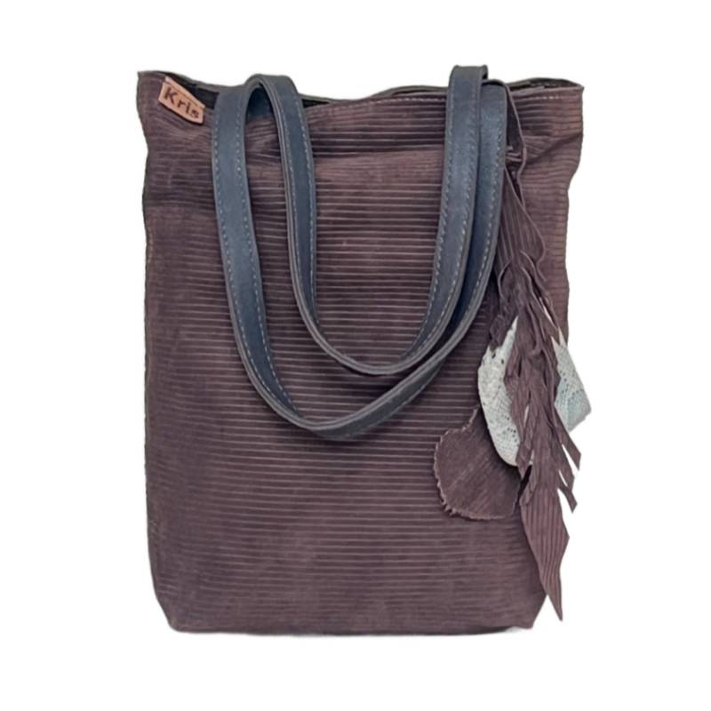 Textured Trendy Genuine Leather Tote Shoulder Bag