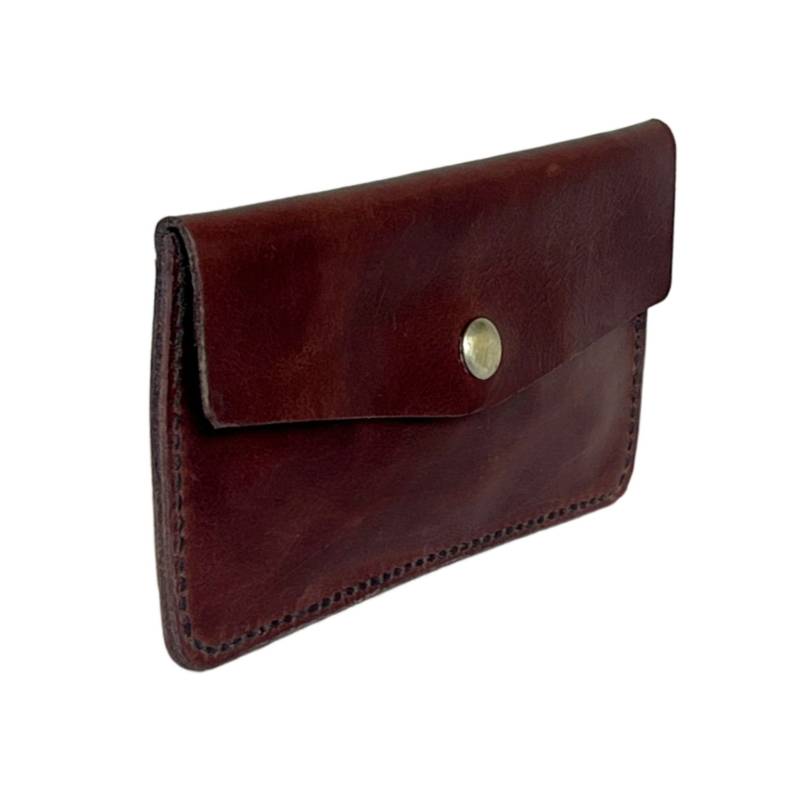 Solid Classic and Elegant Genuine Leather Brown Clutch