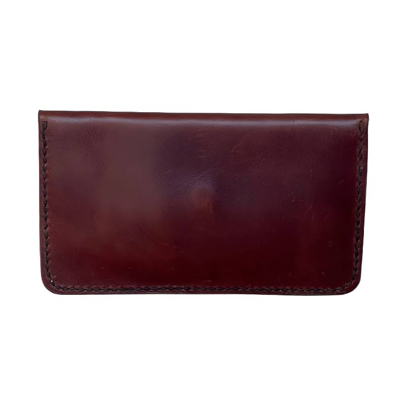 Solid Classic and Elegant Genuine Leather Brown Clutch