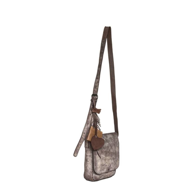 Textured Urban Explorer Genuine Leather Sand Sling Bag