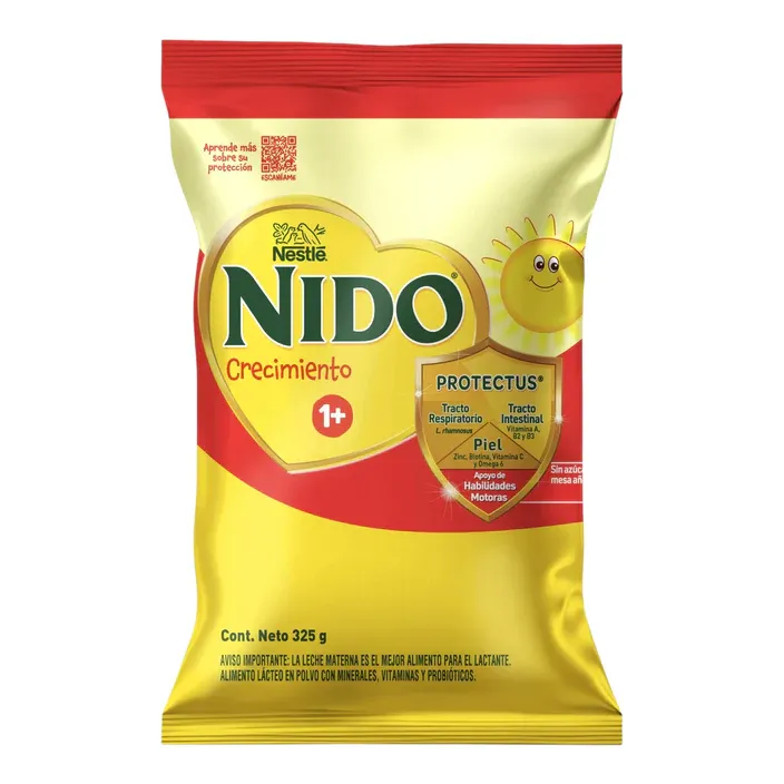 Leche en Polvo Nido Crecimiento 1+ Bolsa 325g