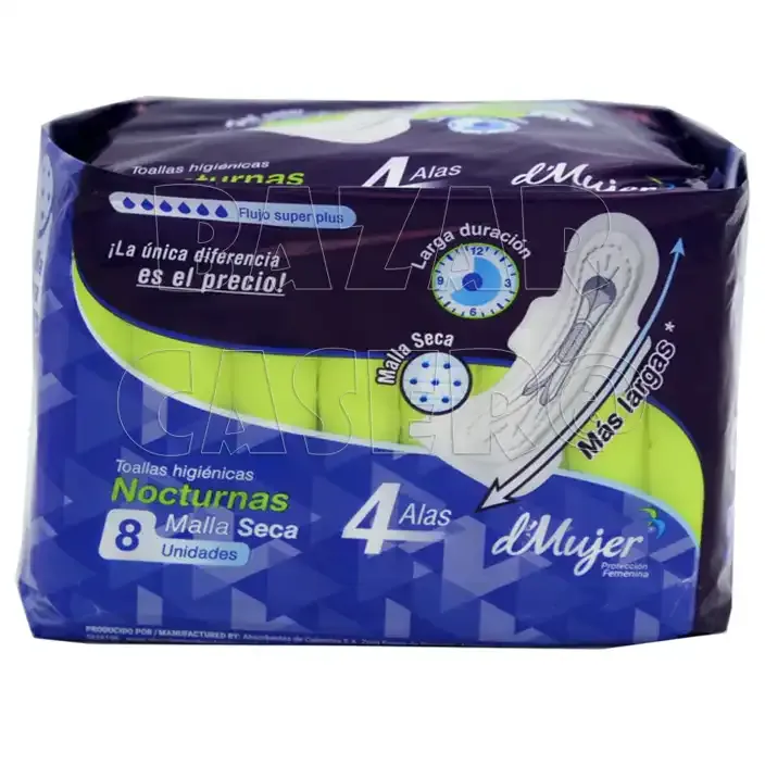 D Mujer Toallas Nocturnas Malla Seca