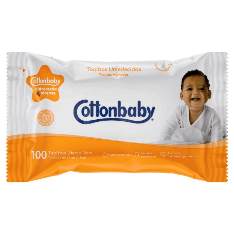 Pañitos Cottonbaby 100und