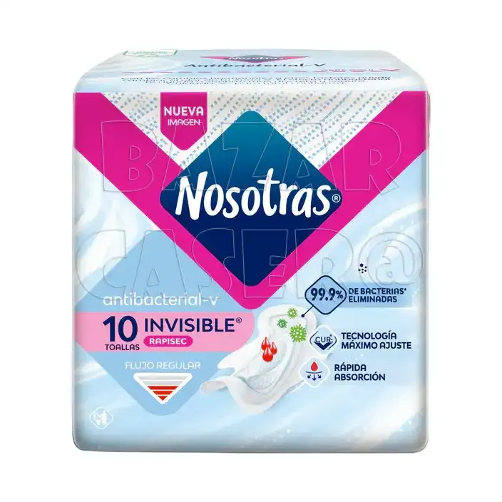 Nosotras Antibacterial Invisible Rapigel