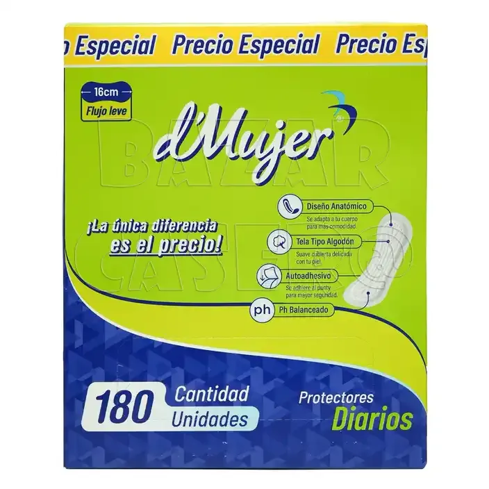 Protectores Diarios D Mujer 180