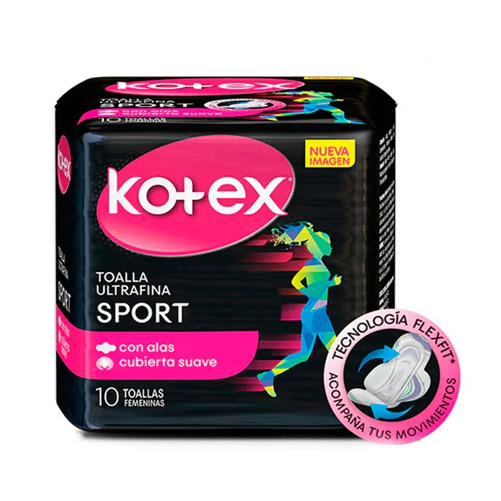 Kotex Ultrafina Sport con Alas