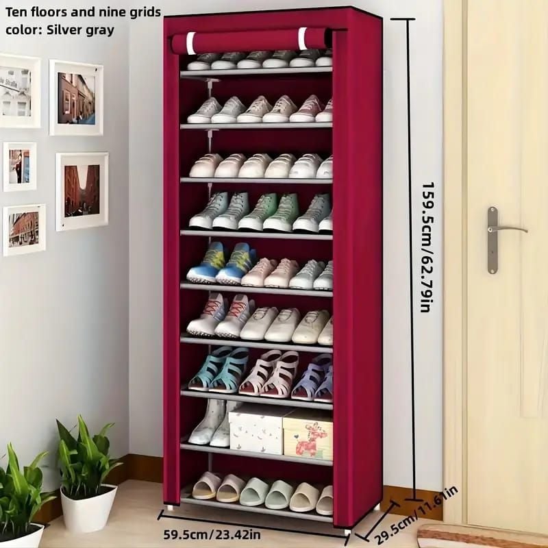 Multi-Layer Detachable Shoe Rack & Organizer | Stackable Space-Saving ...
