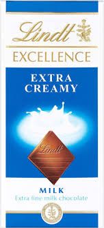 LINDT EXTRA CREAMY MILK 100G