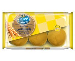 ALMARAI LUSINE POTATO BURGER BUN NET WEIGHT 400G