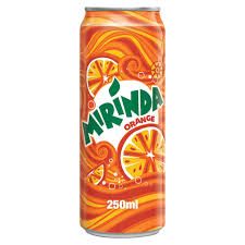 MIRINDA ORANGE can 250ML