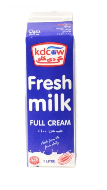 KDCow Fresh Milk Full Fat 1 L