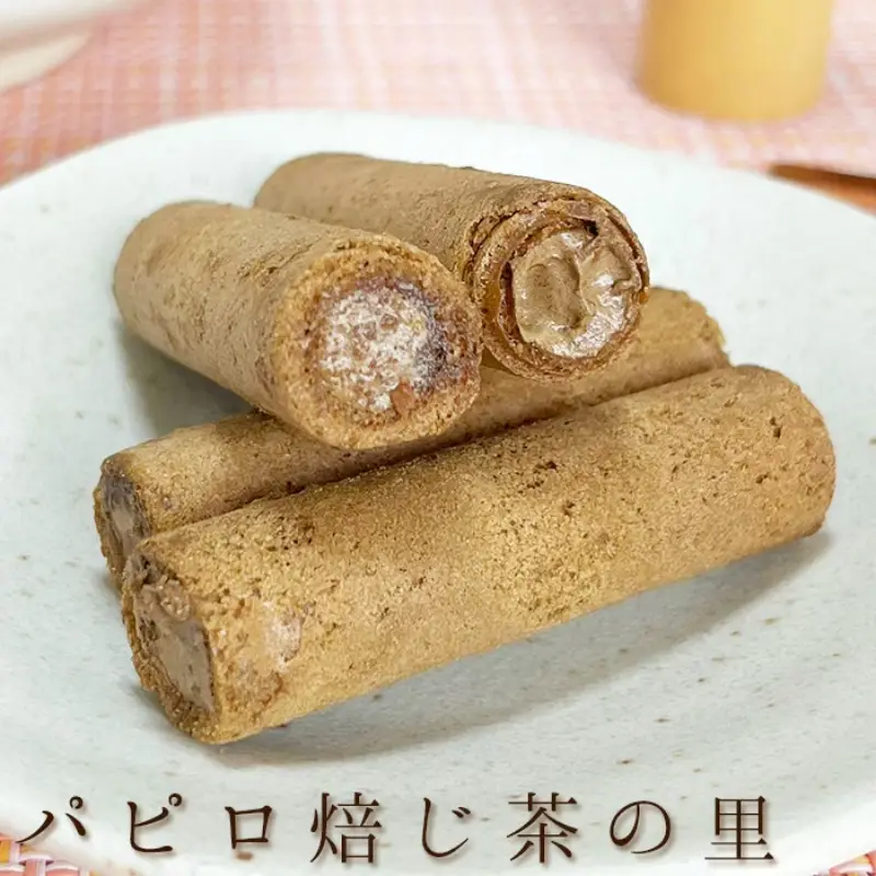 ~山政小山園~抹茶焙茶之里奶油蛋卷 BSW1006