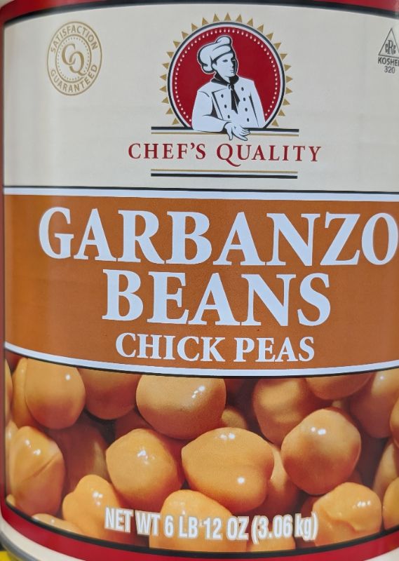 Garbanzo Beans Tin Can 6LB