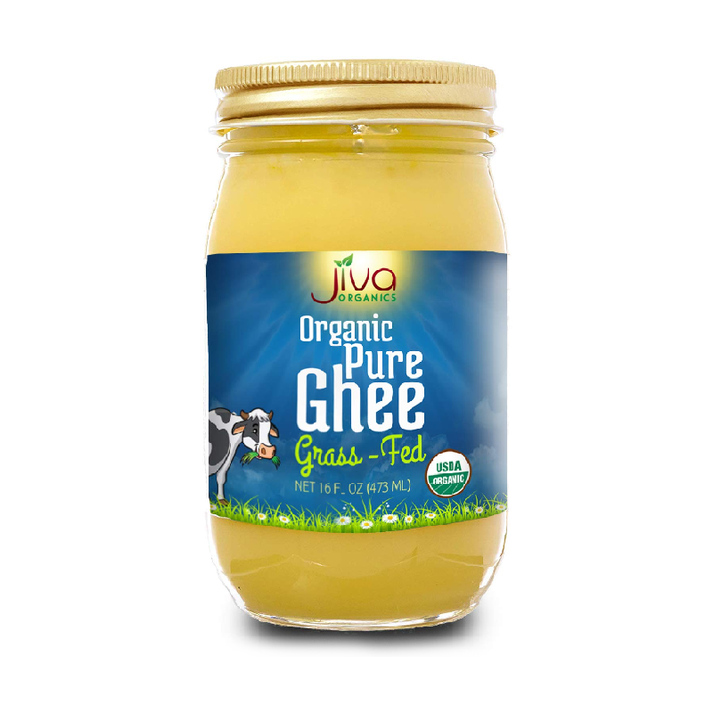 Organic Pure Ghee (Grass Fed) 16OZ JIVA ORG