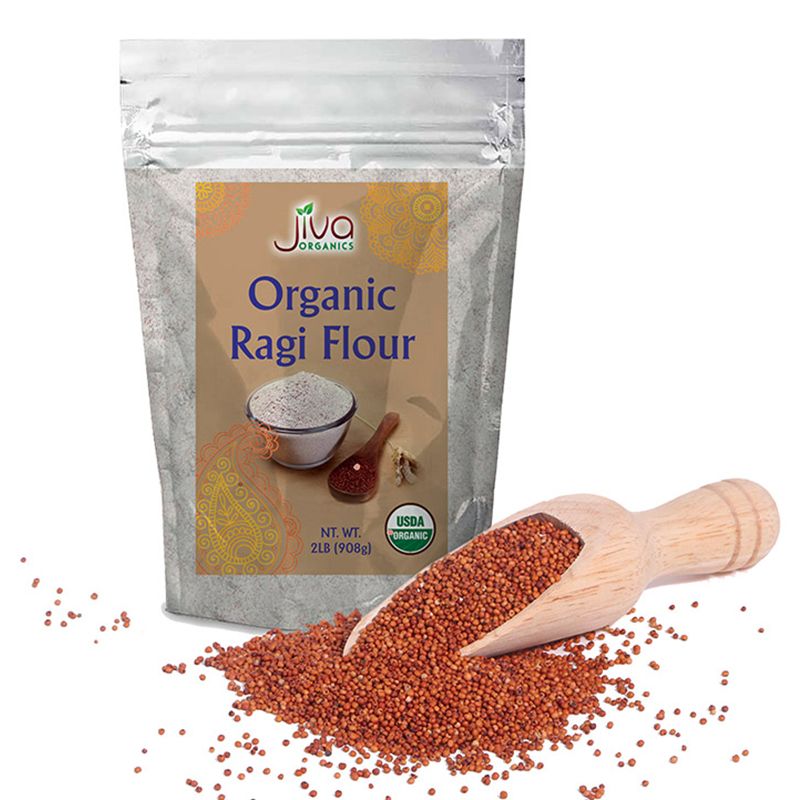 Ragi Flour 2LB Jiva Org