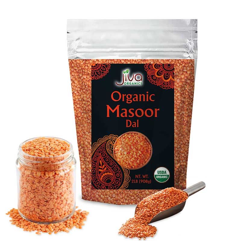 Masoor Dal 2LB Jiva Org