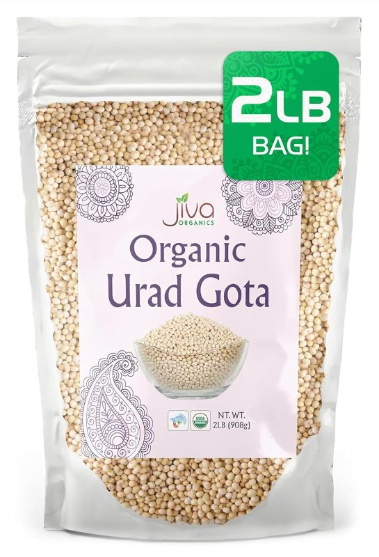 Urad Gota Whole 2LB Jiva Org