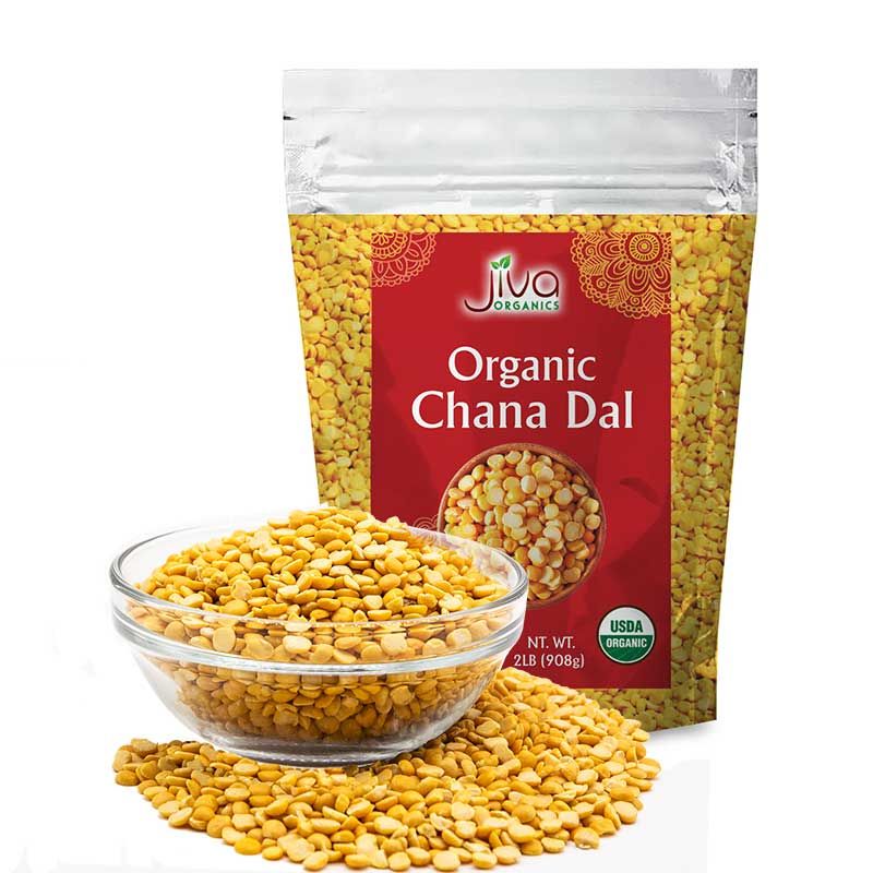 Chana Dal 2LB Jiva Org