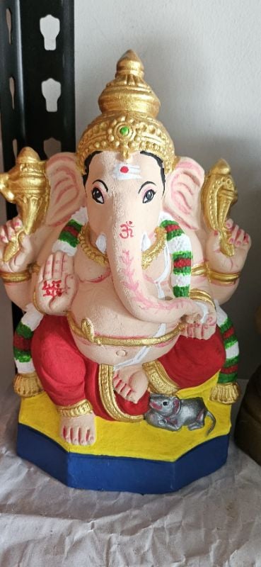 10 inches Adipaada Ganapati