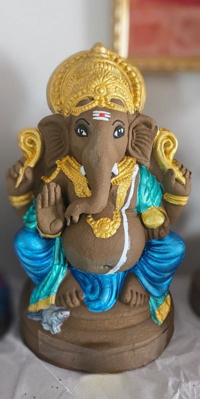 9 inches Ganesha with Halo