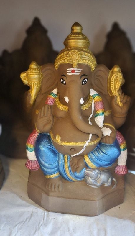 10 inches Adipaada Ganapati