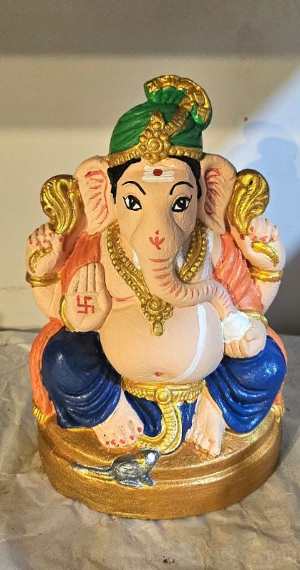 7.5 inches Ganesha with Pagdi