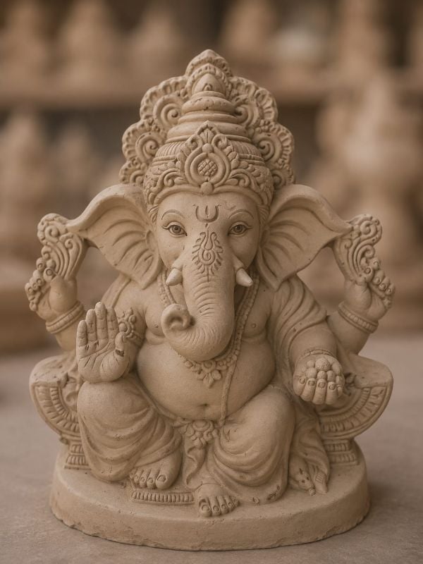 17 inches Simhasana Ganesha
