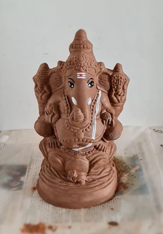 10 inches Ganesha on Lotus