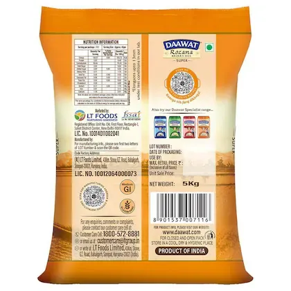 Daawat Rozana Super Basmati Rice