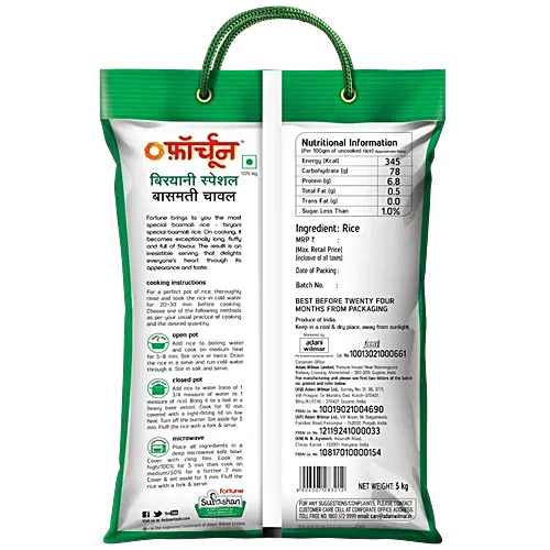 Fortune Biryani Special Basmati Rice