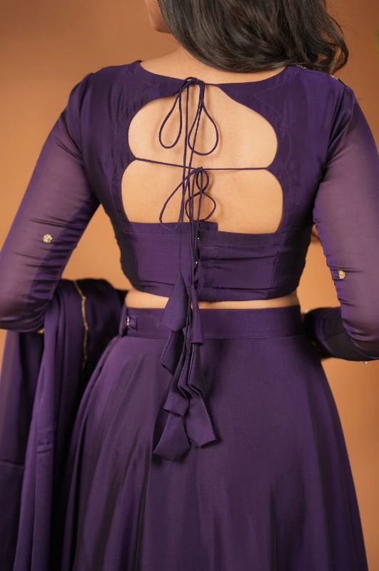 STRIKING DEEP LEHENGA SET