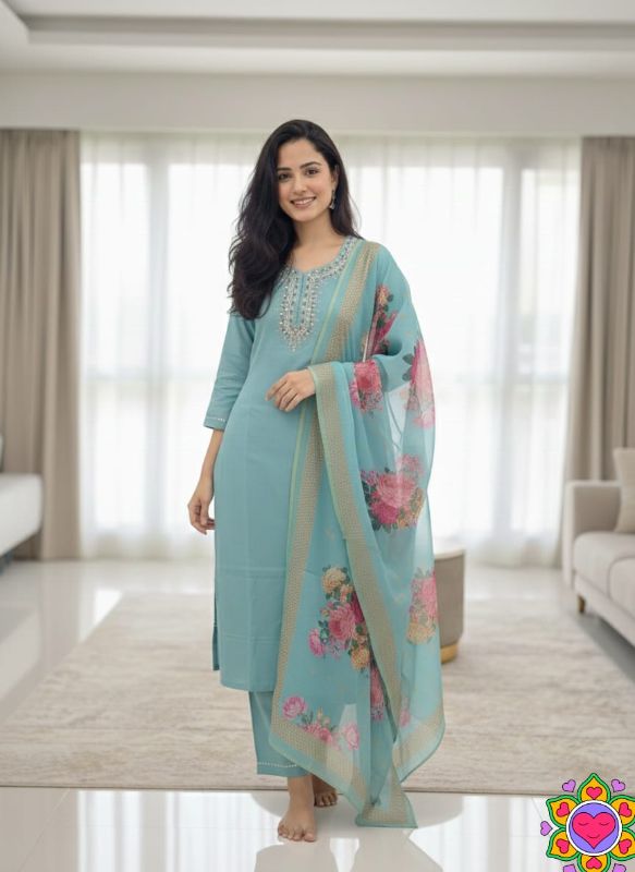 SLUB COTTON  KURTI