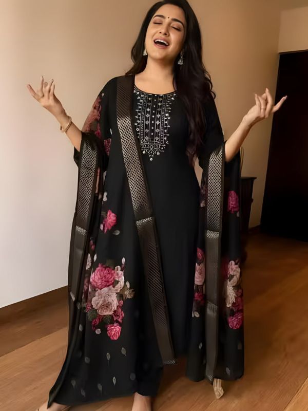 KURTI-BOTTOM & DUPATTA