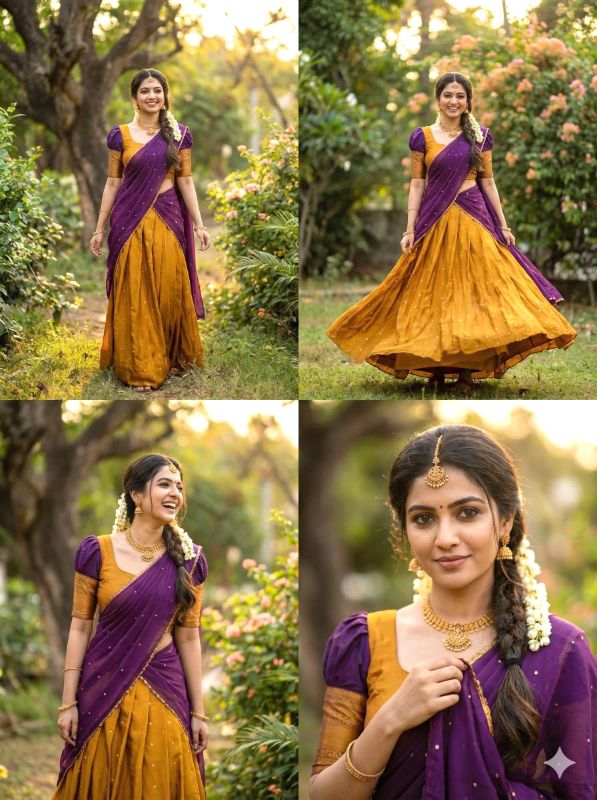 Lehenga, Blouse & Dupatta