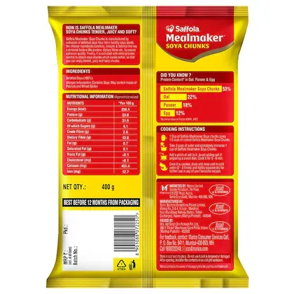 Saffola Mealmaker Soya Chunks