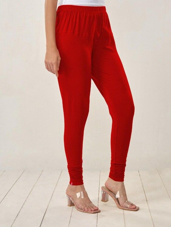 Lyra Churidar Leggings (Free Size) Red: 1 Unit