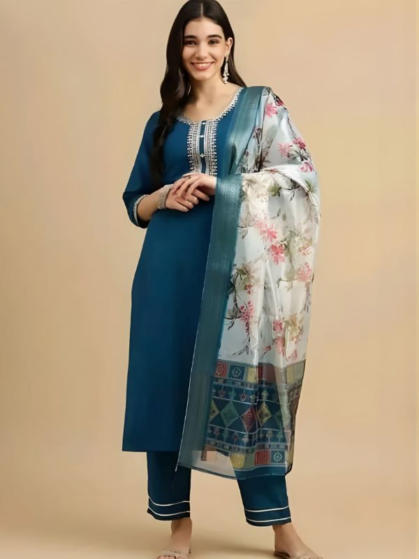 GIRLS TOP-BOTTOM & DUPATTA