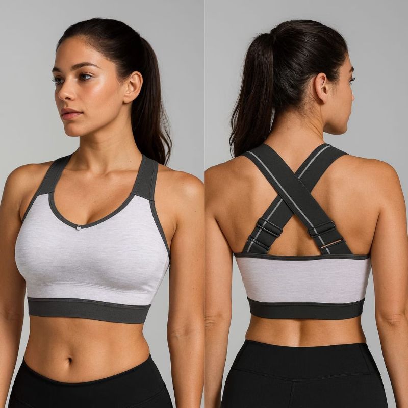 Nylon Non Padded Everyday Bra For Women