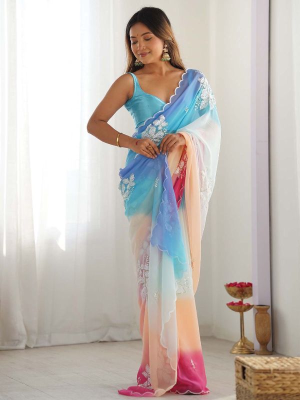 GEORGETTE SILK SAREE