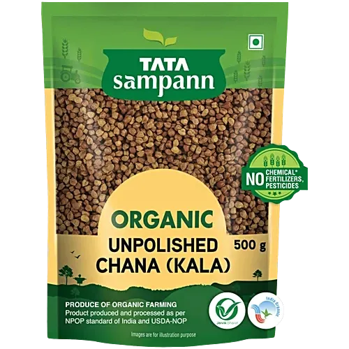 Tata Sampann Organic Unpolished (Kala) Chana