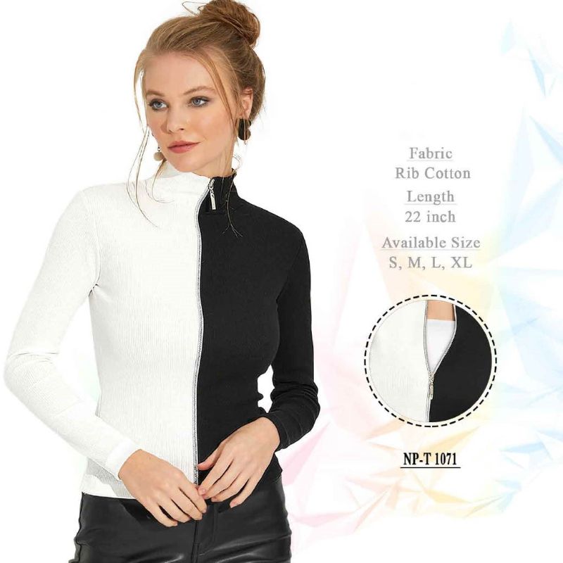 WOMEN'S RIB COTTON TOP