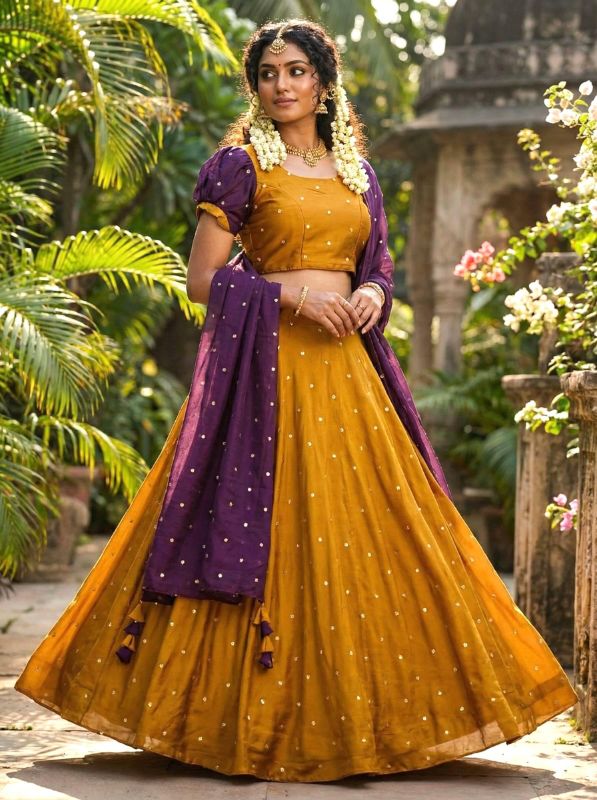 Lehenga, Blouse & Dupatta