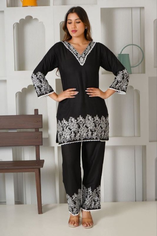 WOMEN'S  COTTON SLUB TOP BOTTOM