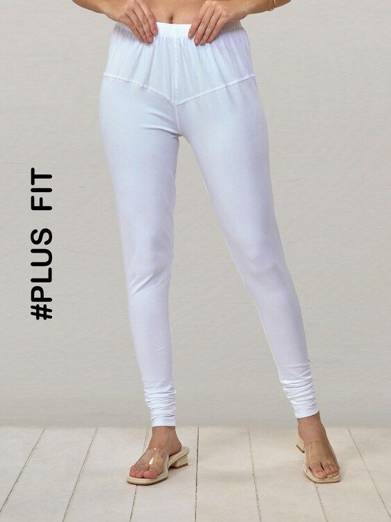 Lyra Churidar Leggings (Free Size) White: 1 Unit