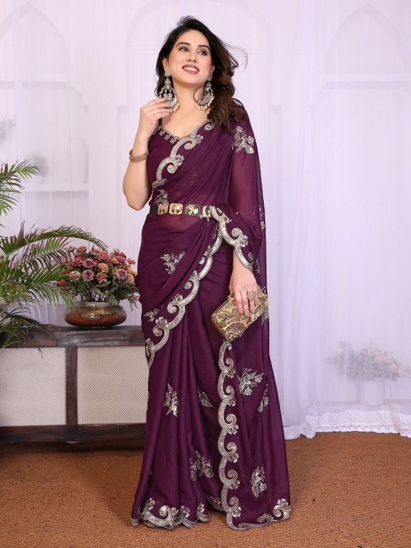 WOMEN'S GEORGETTE SILK SAREES