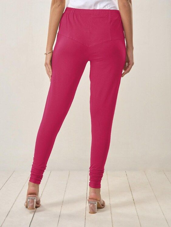 Lyra Churidar Leggings (Free Size) Rose Pink: 1 Unit