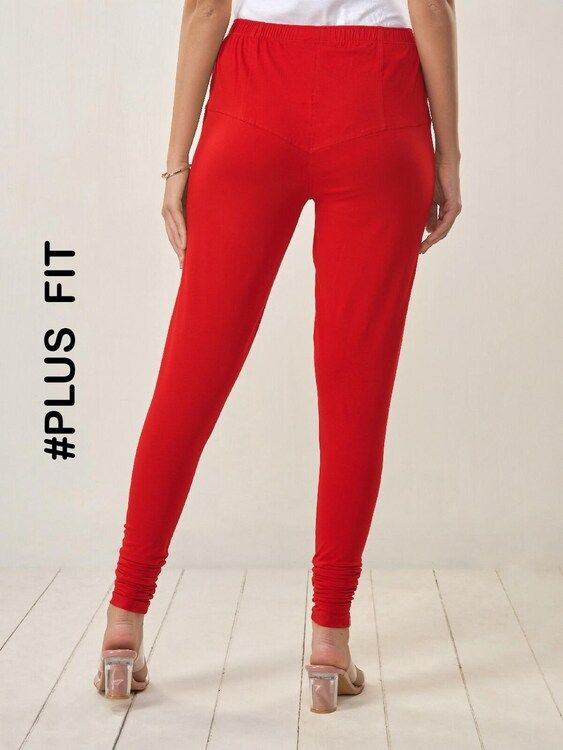 Lyra Churidar Leggings (Free Size) Red: 1 Unit