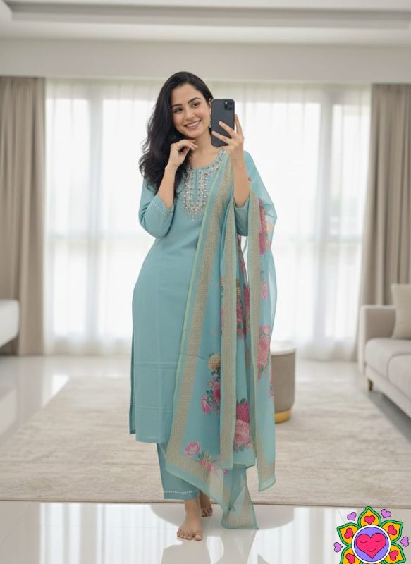 SLUB COTTON  KURTI