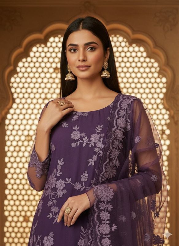 WOMEN'S KURTI WITH EMBROIDERY WORK
