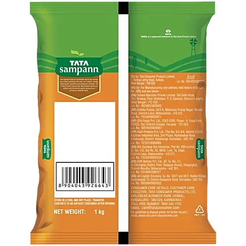 Tata Sampann Organic Unpolished Chana Dal